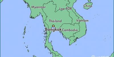 Mapa Bangkoku kraju