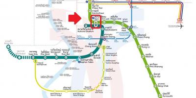 Mapa Bangkok Siam paragon