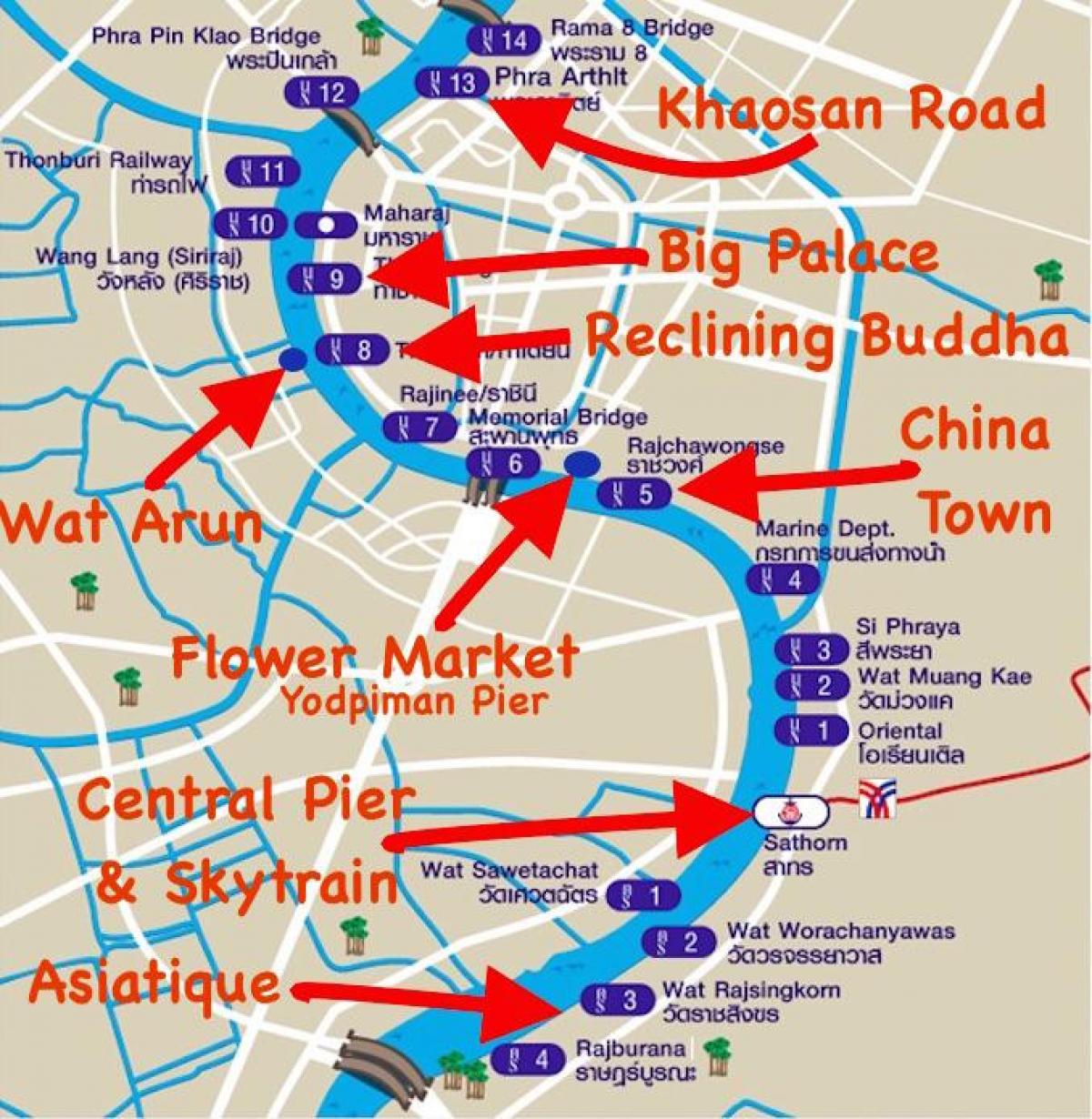 mapa Bangkoku Molo