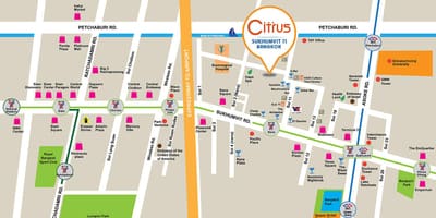 Mapa soi 4 Bangkok